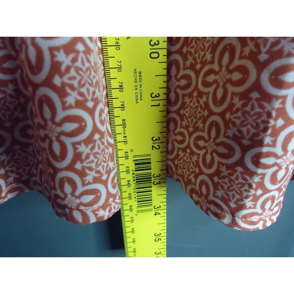 Lush Keyhole Cut Out Cross Body A Line Long Sleeve Dress Size XS Rose Geometric - Picture 12 of 14